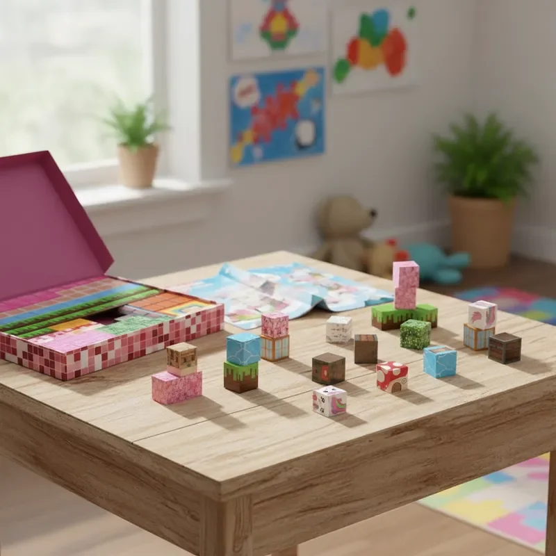 ピンクガール マグネットブロック 100ピース レインボーフォレスト 自由組み立て 3D クリエイティブ DIY STEM 知育玩具 ホリデーギフト 高級ボックス入り