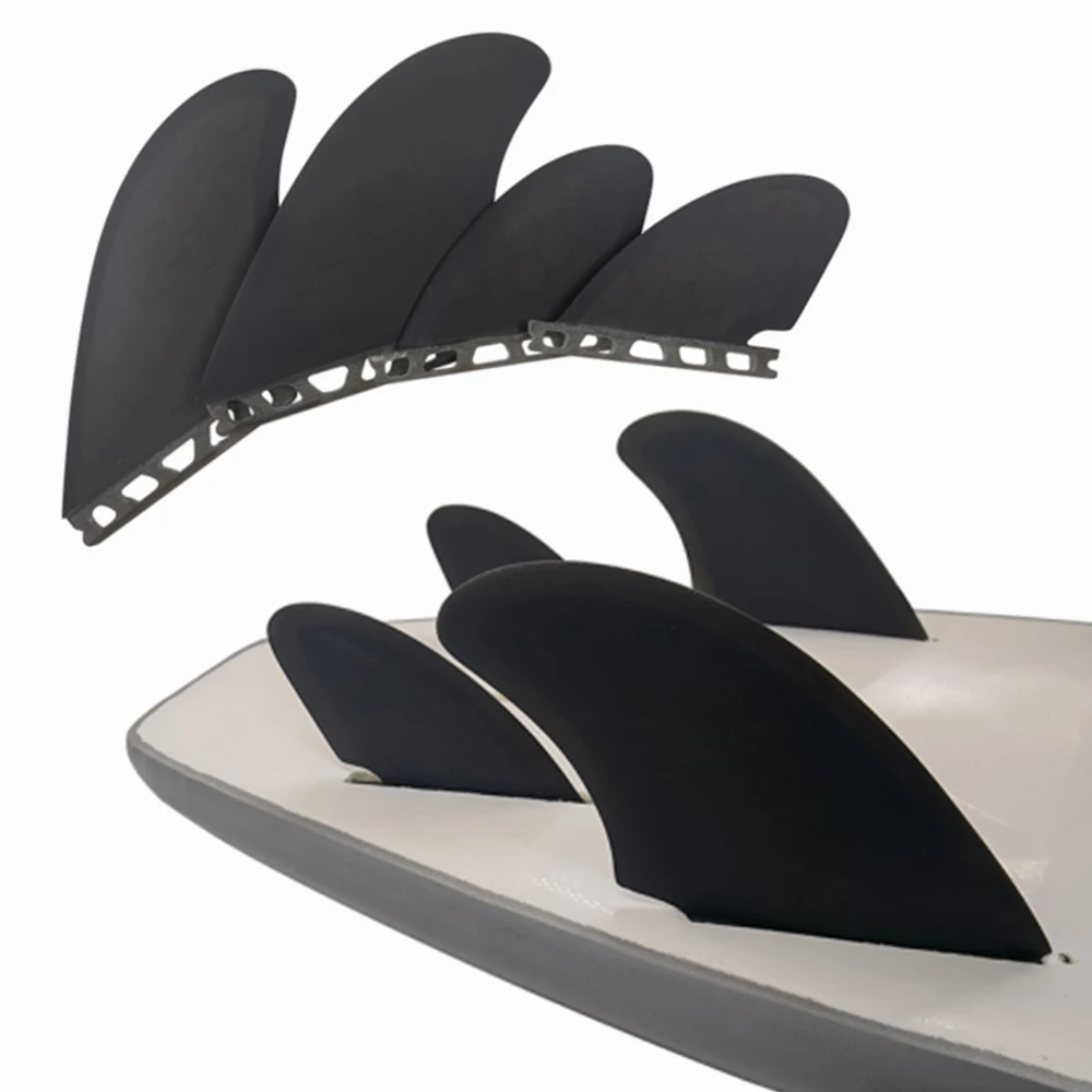 RM Quad Fins UPSURF FUTURE Fins Big Honeycomb Top Performance Surfboard Fins Twin Rear Fins/Twin Keel Surf Fins Single Tabs Fins