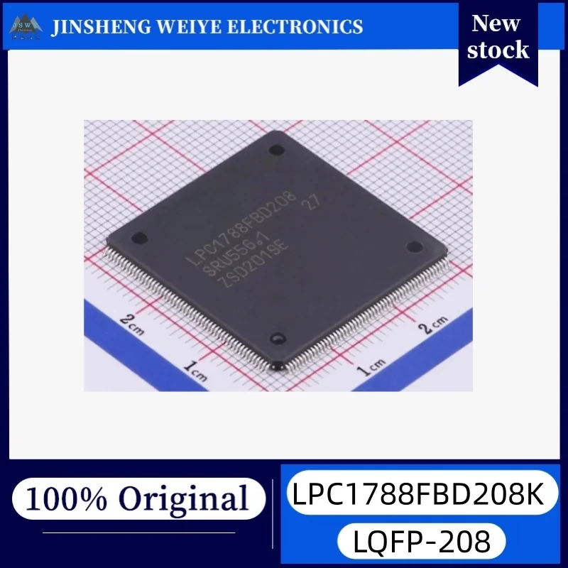 1/5 piece LPC1788FBD208K LPC1788FBD208 LQFP-208 microcontroller chip new original stock