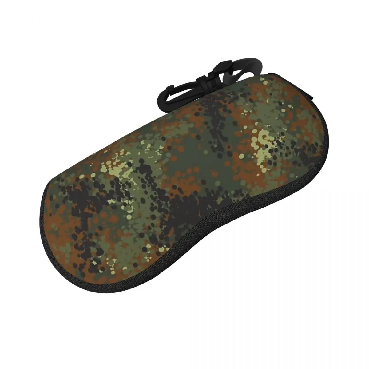 Flecktarn التمويه شل نظارات حالة النظارات الشمسية الواقية مربع النساء الرجال لينة حقيبة النظارات الحقيبة