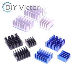 Raspberry Pi 4 Heat Sink Aluminum Metal Heatsink Silver Blue Black Cooling Pad CPU RAM Cooler for Raspberry Pi 4 Model B