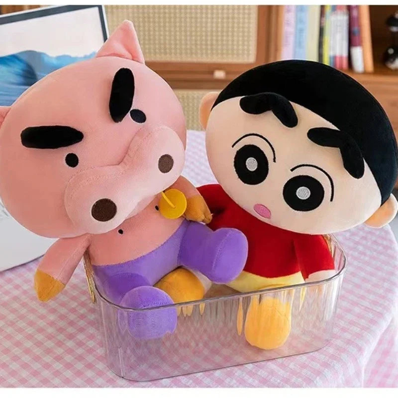 Leuk en grappig Crayon Shin-chan/Buriburizaemon knuffel schattig pop kussen zacht varken pop bank slaapkamer decoratie vakantie cadeau