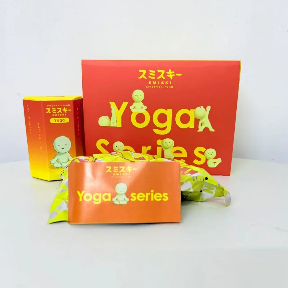 حار جودة عالية جديد SMISKI اليوغا سلسلة مضيئة دمية نموذج صندوق أعمى زخرفة لطيف الزاوية يونيو قزم ديكور سيارة Kawaii الهدايا