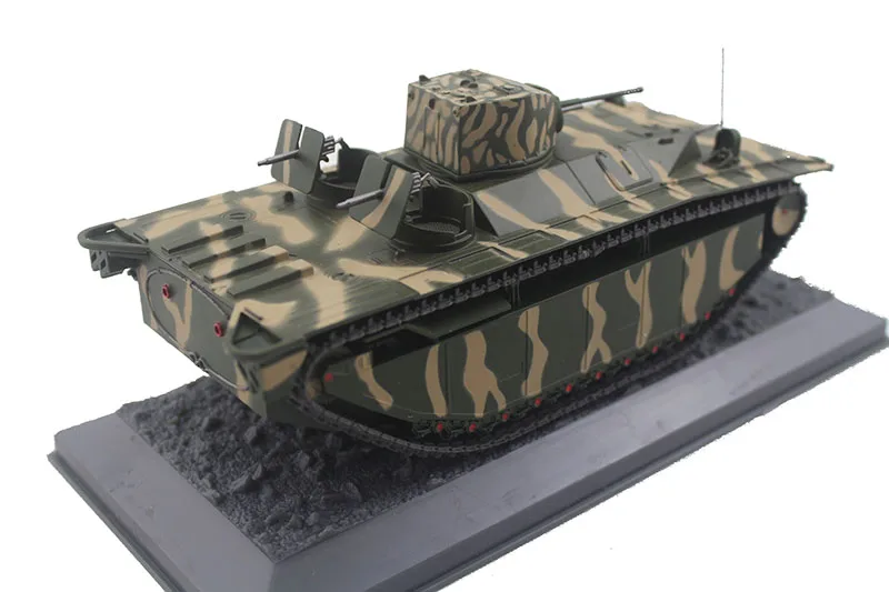 1/43 American LVT (A) -1 Light Amphibious Tank Model 1944 Alloy finished product collection model