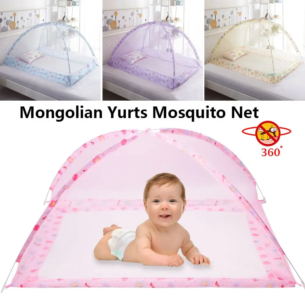 Border Decor 80*120cm Mosquito Control Foldable Insect Prevention Floor Net Cover Mosquito Net Mongolian Yurts Netting Dome