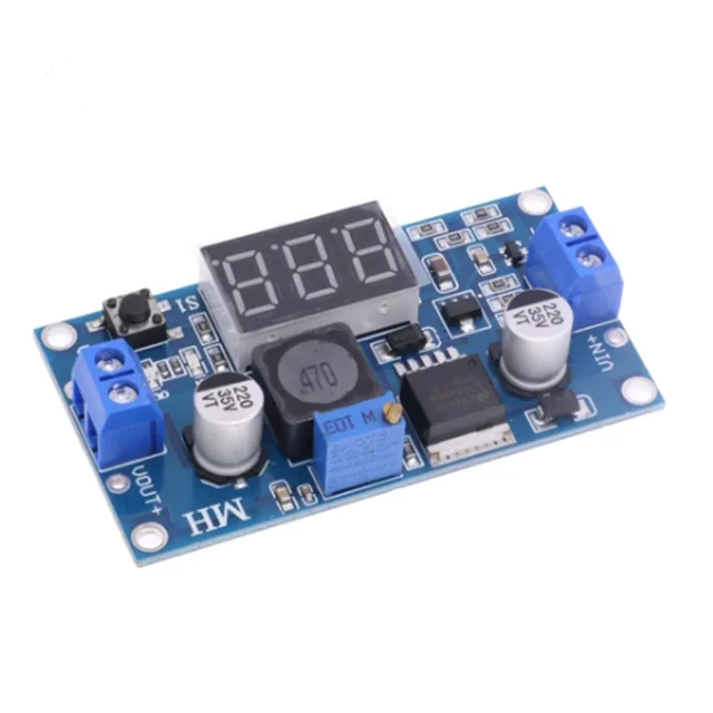 LM2596 Regulowany obniżający napięcie z wyświetlaczem cyfrowym Woltomierz LM2596S Stabilizowany moduł zasilania