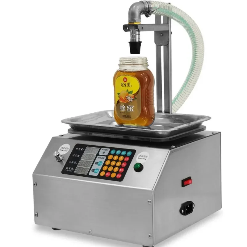 

CSY-L15 CSY-L12 /Flow Weighing Type Fully Automatic Dispensing Filling Machine Honey Sesame Sauce Edible Oil Glue Viscous Liquid