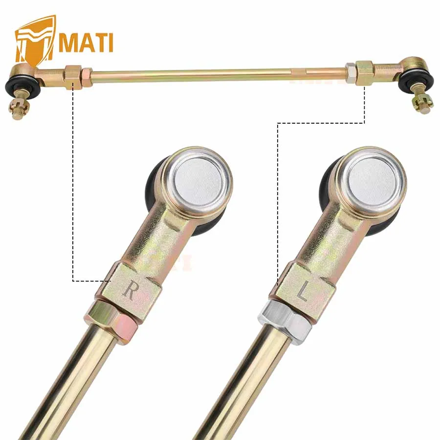 MATI Left & Right Tie Rod Ends Assy for Honda TRX450R TRX450ER 2004-2014 53521-HP1-600 53157-HP1-003 53158-HP1-003 53521-HP1-000