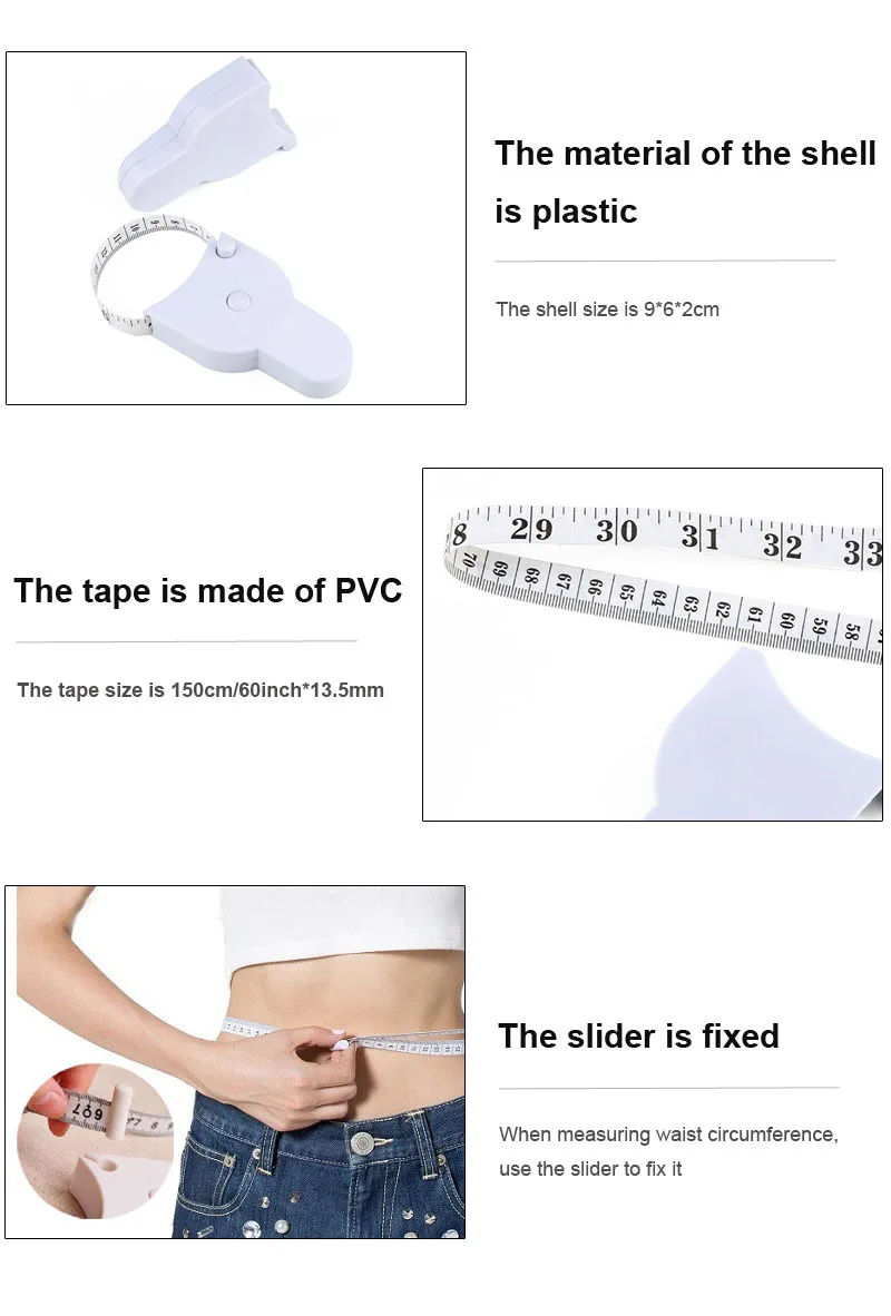 2Pcs Portable Three-measure Measuring Ruler, Automatic Telescopic Tape Measure