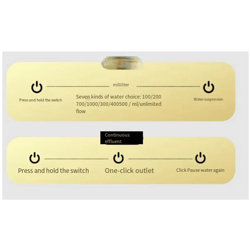 

6-уровневый интеллектуальный настольный водяной насос для количественного перекачивания уровня воды, портативная зарядка типа C, белый, простая установка-B27C