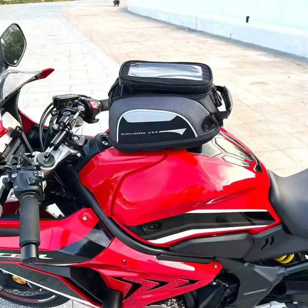 For Honda CB650F CBR650F CB650R CBR650R Quick-Disconnect Fuel Tank Bag Anti-Theft Waterproof Mobile Phone Navigation Bag