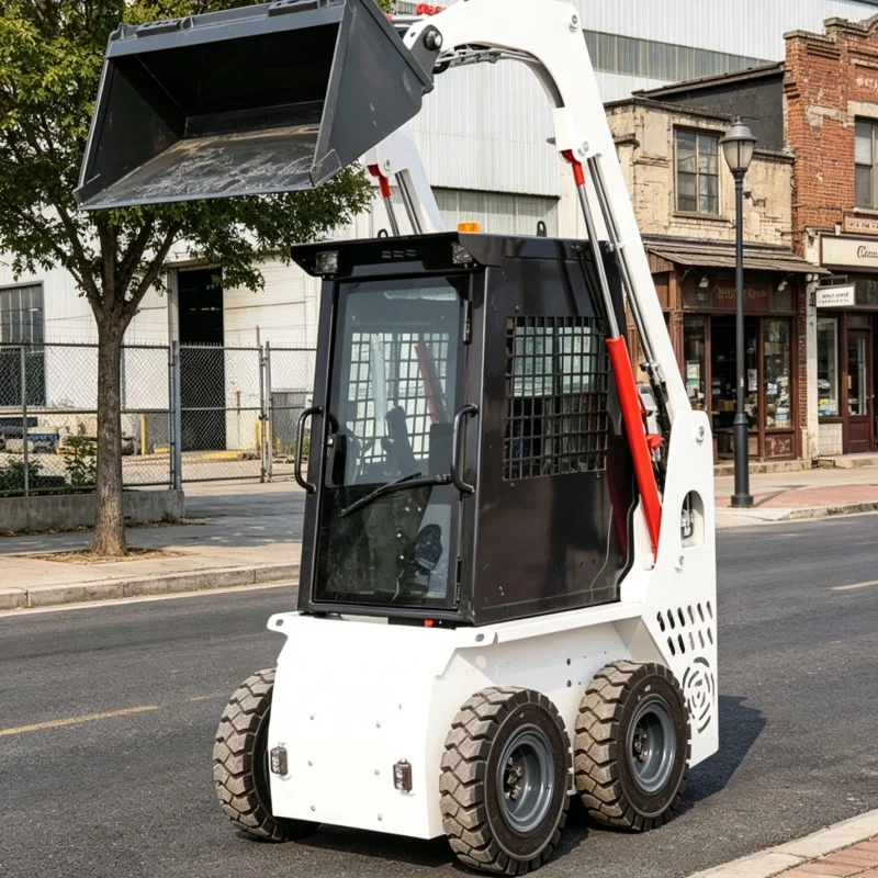 Customized Multifunctional Skid Steer Equipment, Ride-on Skid Steer Loader, Loading & Handling Skid Steer for Construction Sites