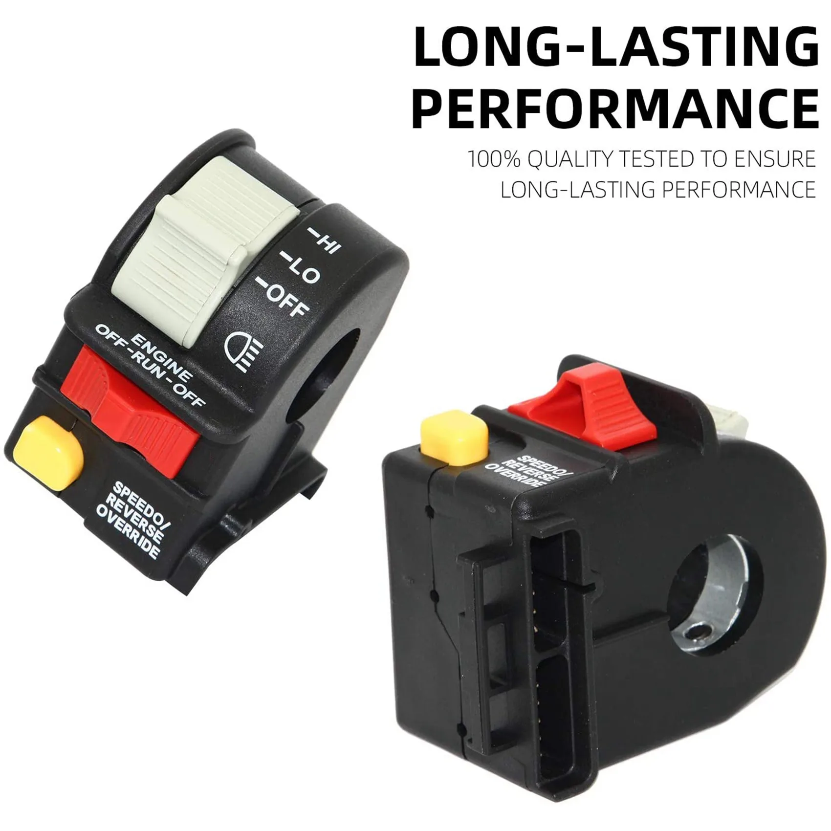 

T48C_ATV Handlebar Far and Near Light Kill Stop Switch for Polaris Sportsman Magnum 01-05 Motorcycle Switch 4010560 4010591