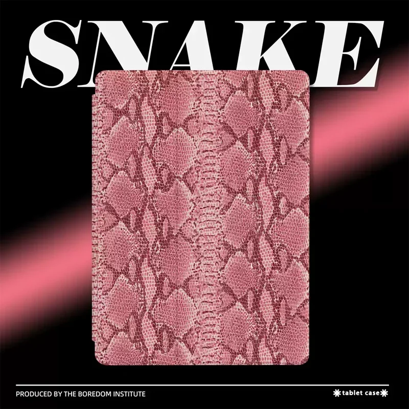 Minimalist Art Black and White Python For iPad pro 10/11-Inch 2020/6th/7th /8th /Air 3rd/Air 4th/9th gen/Air 5th Gen 2022/Air 11