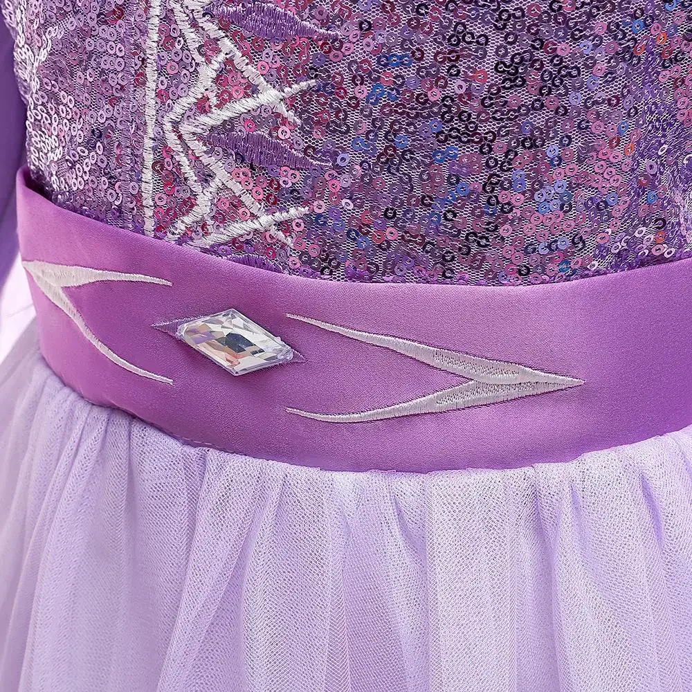 Sukienka Księżniczki Elsy Frozen dla Dziewczynek Cosplay Disney Królowa Śniegu Urodziny Halloween Karnawał Dziecięca Elsa Frozen Vestidos