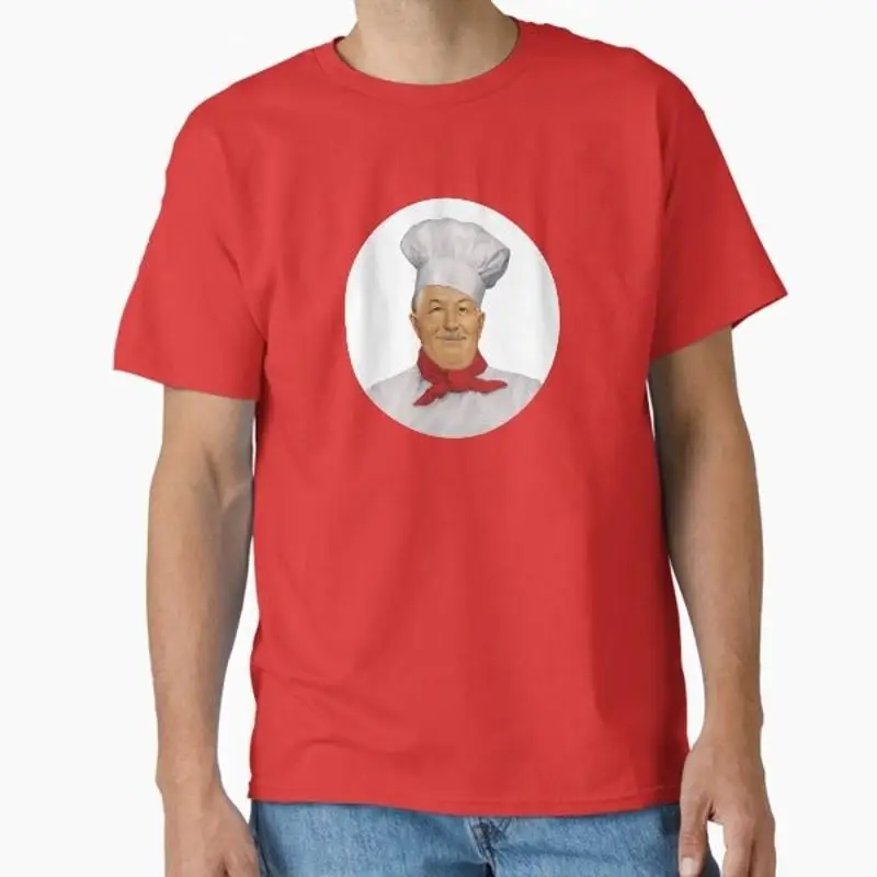 Chef Boyardee Spaghetti Sauce Logo Classic T Shirt Made In Us Aus Size S 2XL