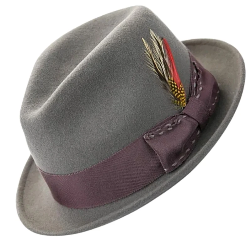 Shapeable Western Wool Hat Elegant Wide Border Hat Warm Comfortable Hat Drop Shipping