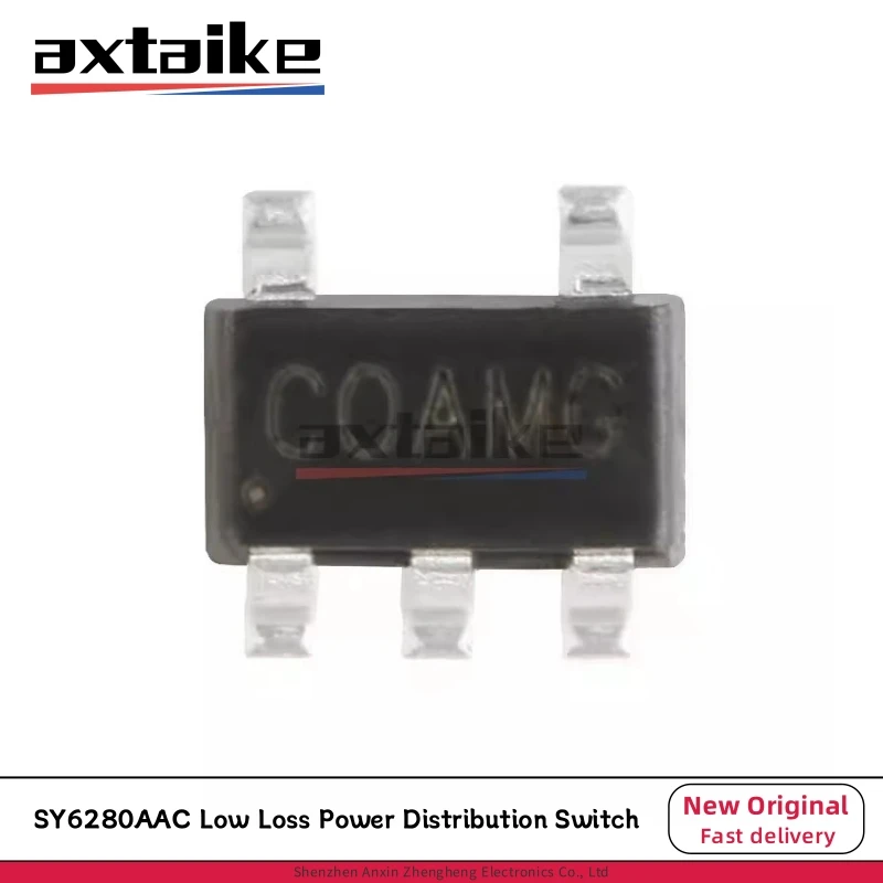 

20PCS SY6280AAC SOT23-5 CO*** SY6280 2.4V to 5.5V SMD Low Loss Power Distribution Switch IC