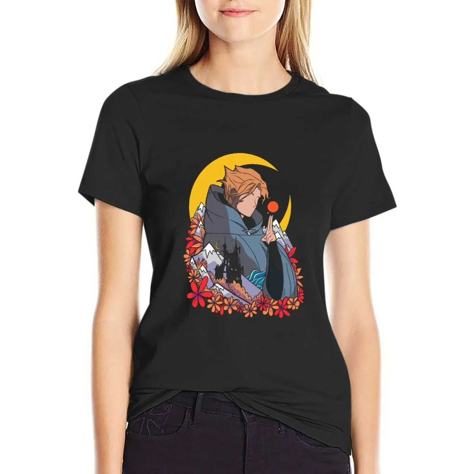 

Castlevania Sypha T-Shirt customizeds animal prinfor plus size tops womans clothing