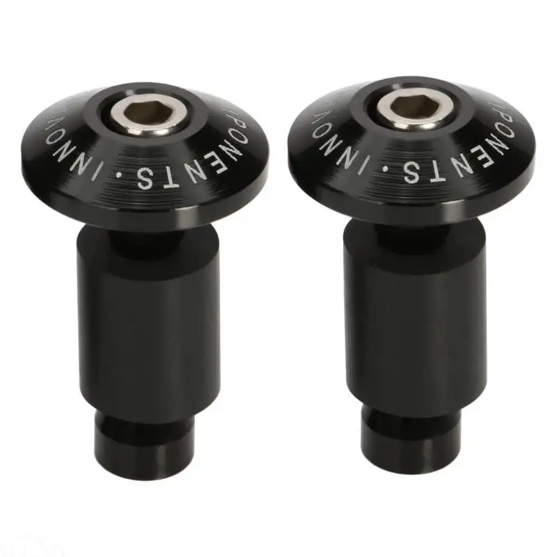 G7NA Motorcycle Handle Bar Ends Heavy Weight Vibration Reducing Grip Plugs 7/8