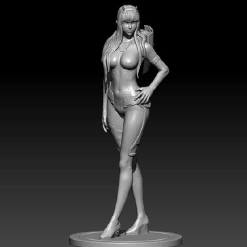 1/18 scale die cast resin doll model assembly kit sci-fi female soldier model 100mm needs to be assembled and unpainted