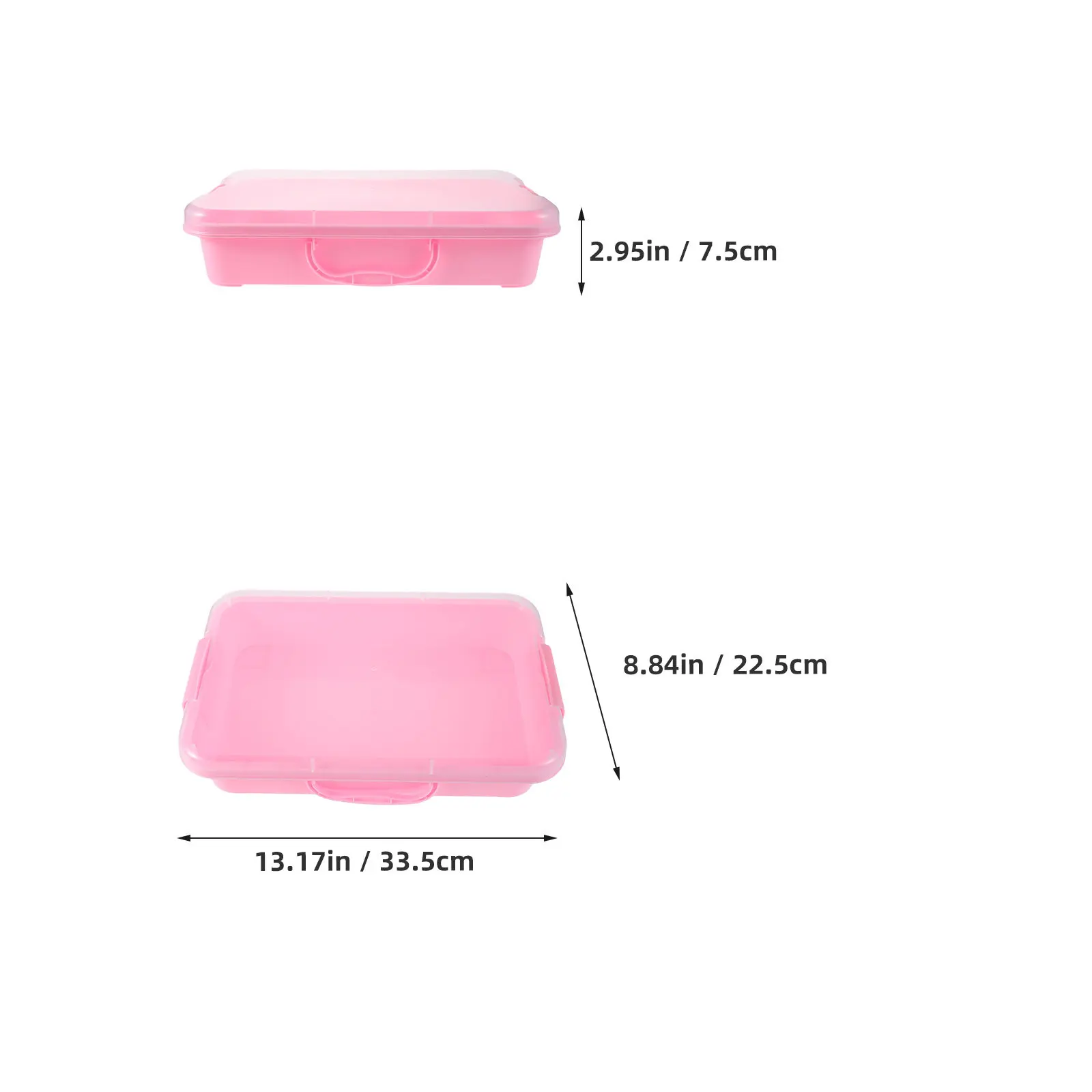 Lightweight Mold Set with Handles Plastic Sandbox for Kids Indoor Outdoor Sensory Play Creative Crafting Activity