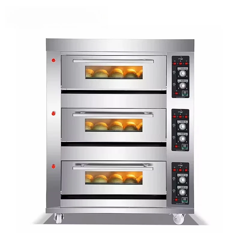customize Smart Commercial Oven 3 6 9 Tray Digital Control Baking Proofing European Restaurant Standard