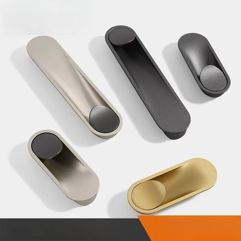 

Modern Cabinet Hidden Handle Recessed Pull Sliding Door Slot Embedded Invisible Handle