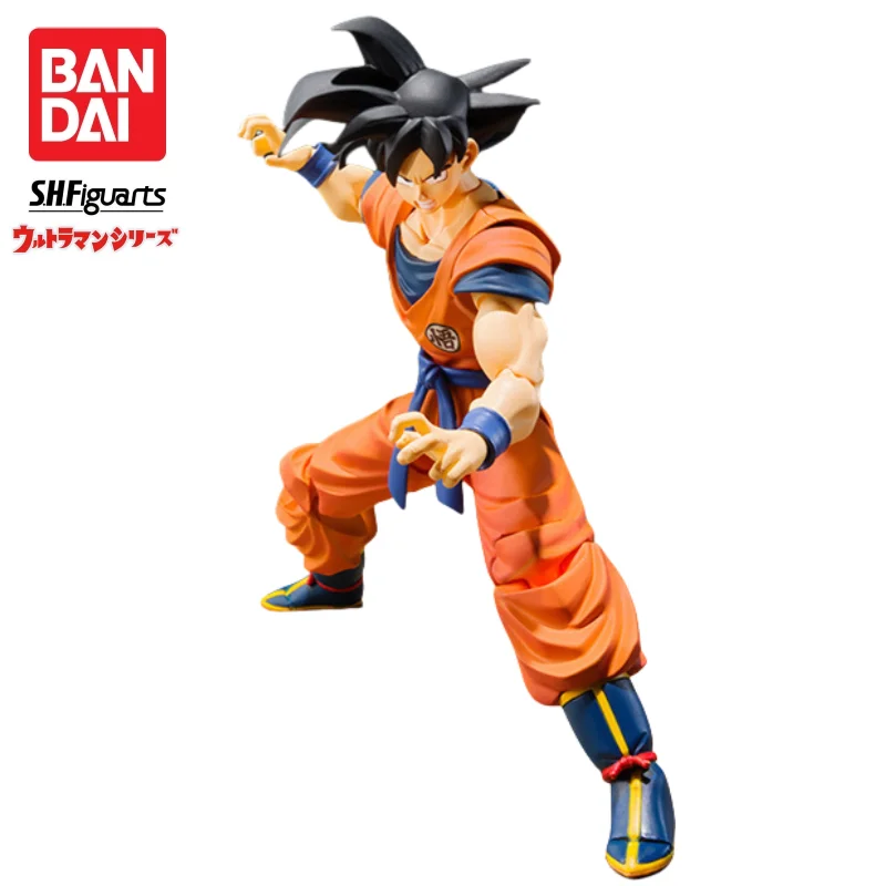 

In Stock Bandai S H Figuarts Original Dragon Ball Son Goku Doll Brand New Boxed Action Figure Anime Characters Model Garage