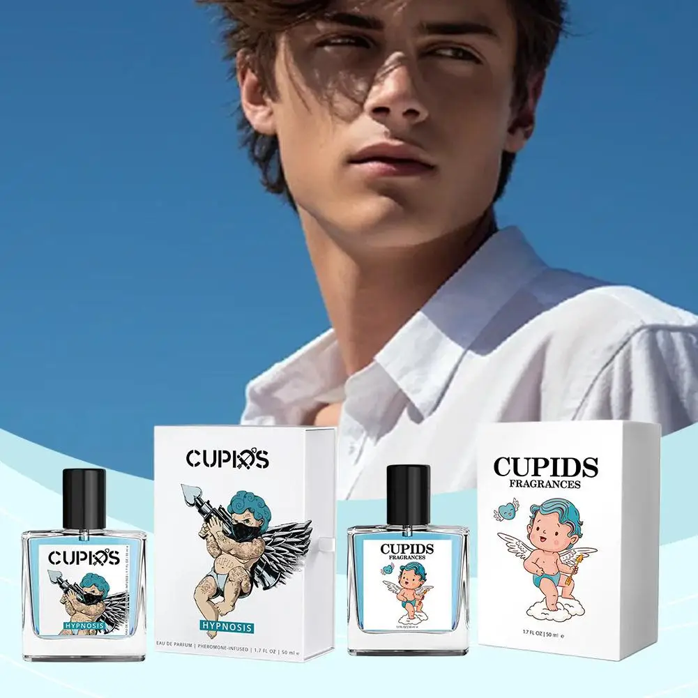 50 مللي كيوبيد للرجال فرمون كولونيا عطر طويل الأمد عطر غني عالي الجودة Hombre عطر الجسم رذاذ زيادة السحر