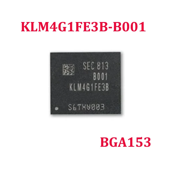 1PCS/5PCS/10PCS/50PCS KLM4G1FE3B-B001 KLM4G1FE3B BGA153 Brand New Original IC Chip