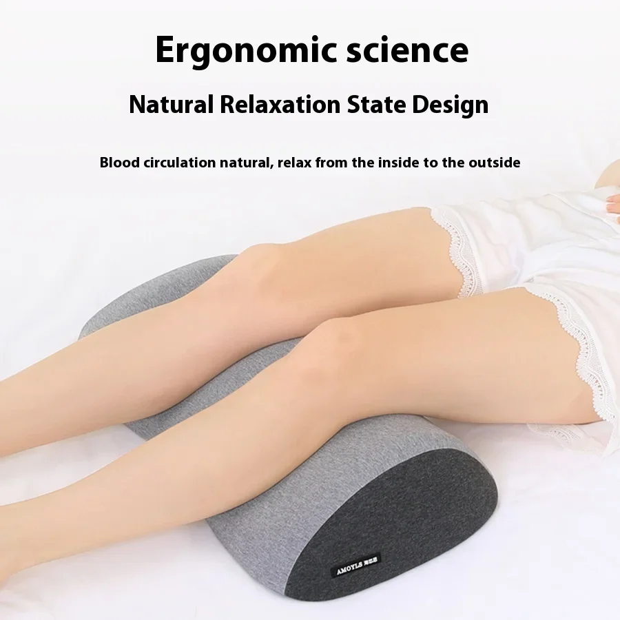 Legs Pillow Memory Foam Orthopedic Massage Support Leg Cushion  Side Sleeper Bedding Sleeping Slow Rebound Foot Pillow Knee Pad