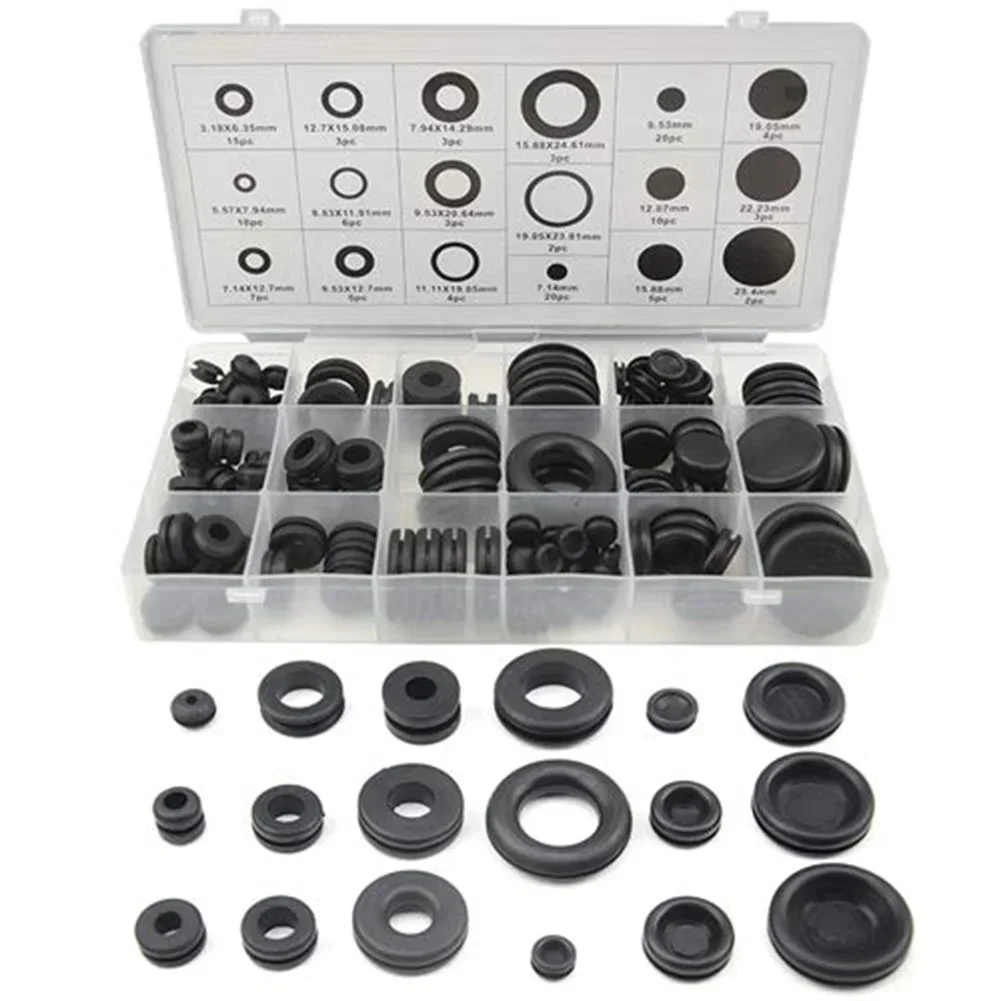 General Repairs Gasket Assortment Automotive Sealing Solutions Box Gasket Assorted Washers 125 Pieces Dustproof Seals