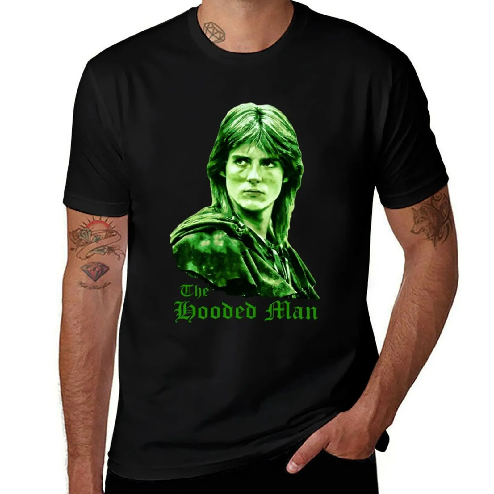 The Hooded Man T-Shirt Big and Tall Loose Fit T-Shirt