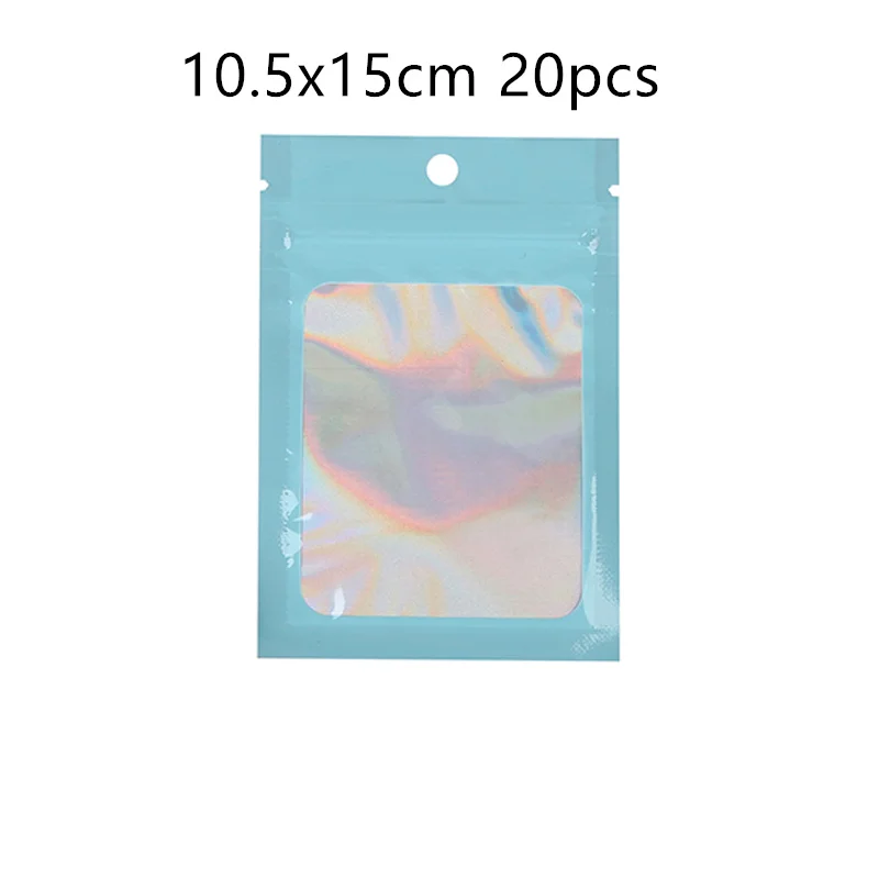 50 Stück bunte, starke Druckverschlussbeutel aus Kunststoff, selbstdichtender Beutel mit Reißverschluss, Taschen mit Reißverschluss, Armbänder, Halsketten, Ringe, Schmuckverpackung