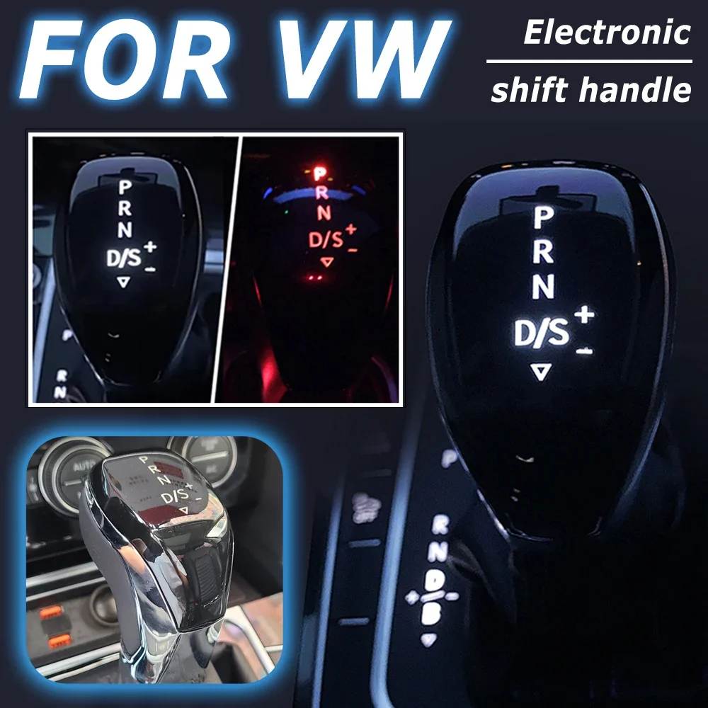 DSG AT Synchronize Electronic Shift Handle LED Gear Shift Knob for V-W G-olf MK-6 M-K7 Pass-at B7B8 T-iguan M-K2 Sk-oda Oct-avia