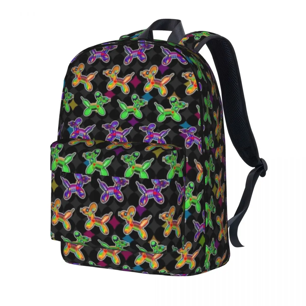 Sugar Skull Backpack Balloon Dogs Animals Men Polyester Outdoor Backpacks Durable Funny School Bags Rucksack