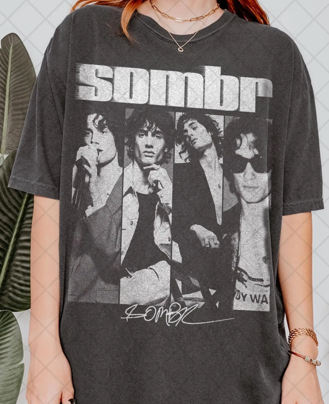 Retro 90's Sombr T-Shirt, Sombr World Tour Music Fan Bootleg Tee T-Shirt, Gift for Women and Man