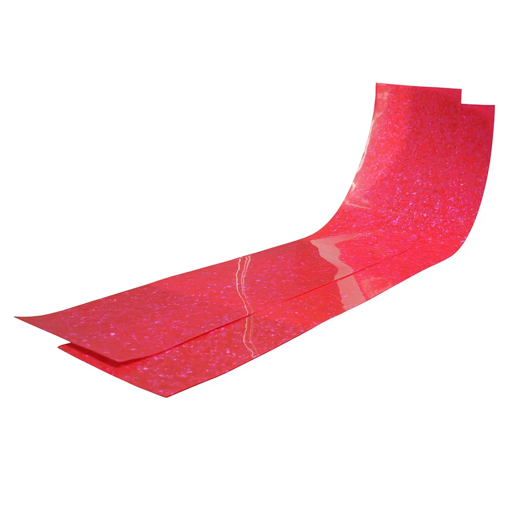 2Pcs Guge 0.46mm Drum Wrap Musical Instrument Deco Sheet 10x60'' and 16x60'' Pearl Pink