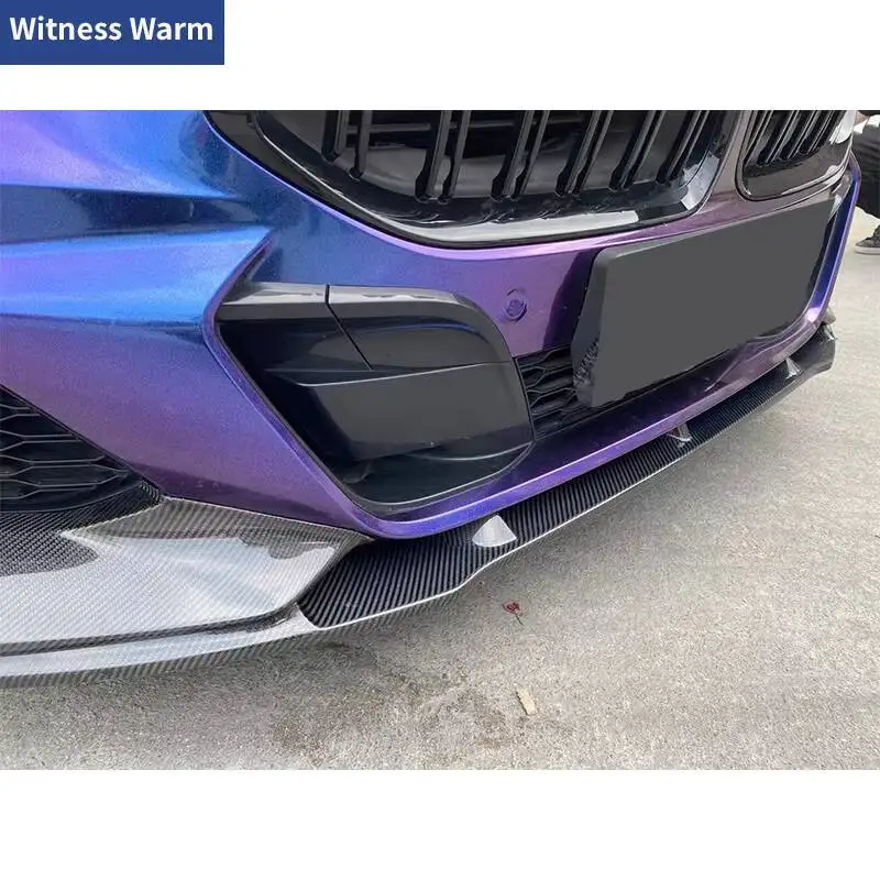 For BMW G29 Z4 Carbon Fiber Front Bumper Aprons Side Splitter Car wrap angle Body Kit 2021