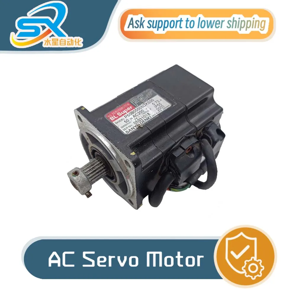 100% اختبار موافق سانيو محرك سيرفو يعمل بالتيار المتردد P50B05005DXS00 50 واط للأتمتة الصناعية مع الضمان
