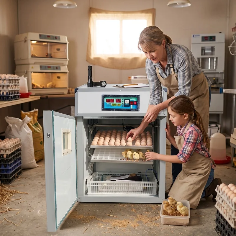 Good Quality Full Automatic Grey 176 Capacity Egg Incubator For Hatching Eggs Made In China