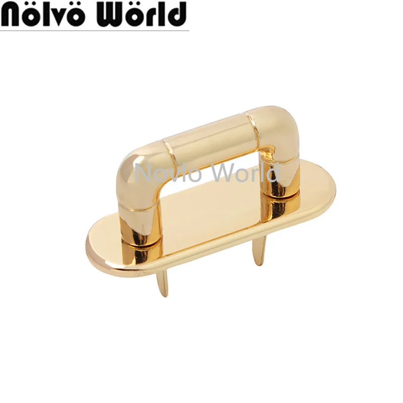 

10-50pcs 19mm 3/4" inside 2 colors metal woman bag accessories arch bridge for handbag connect alloy u ring