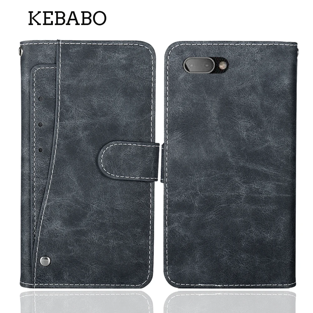 Leather Wallet BlackBerry KEY2 Case Fashion Luxury Protective Customize Cover Phone Card Wallet Card Book Style