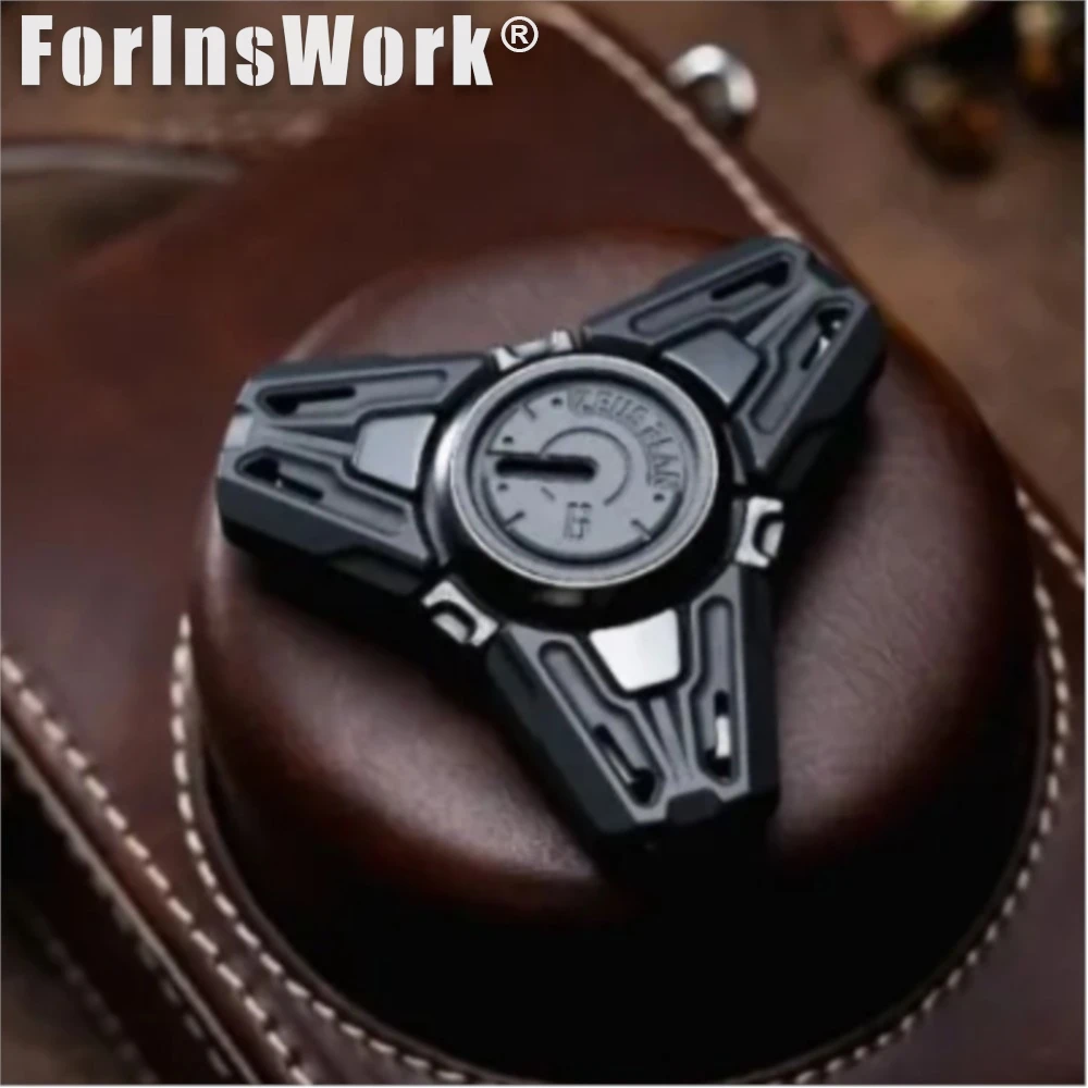 Spinner Fidget in acciaio inossidabile Chronos - Giocattolo spinner a mano trasformabile/staccabile