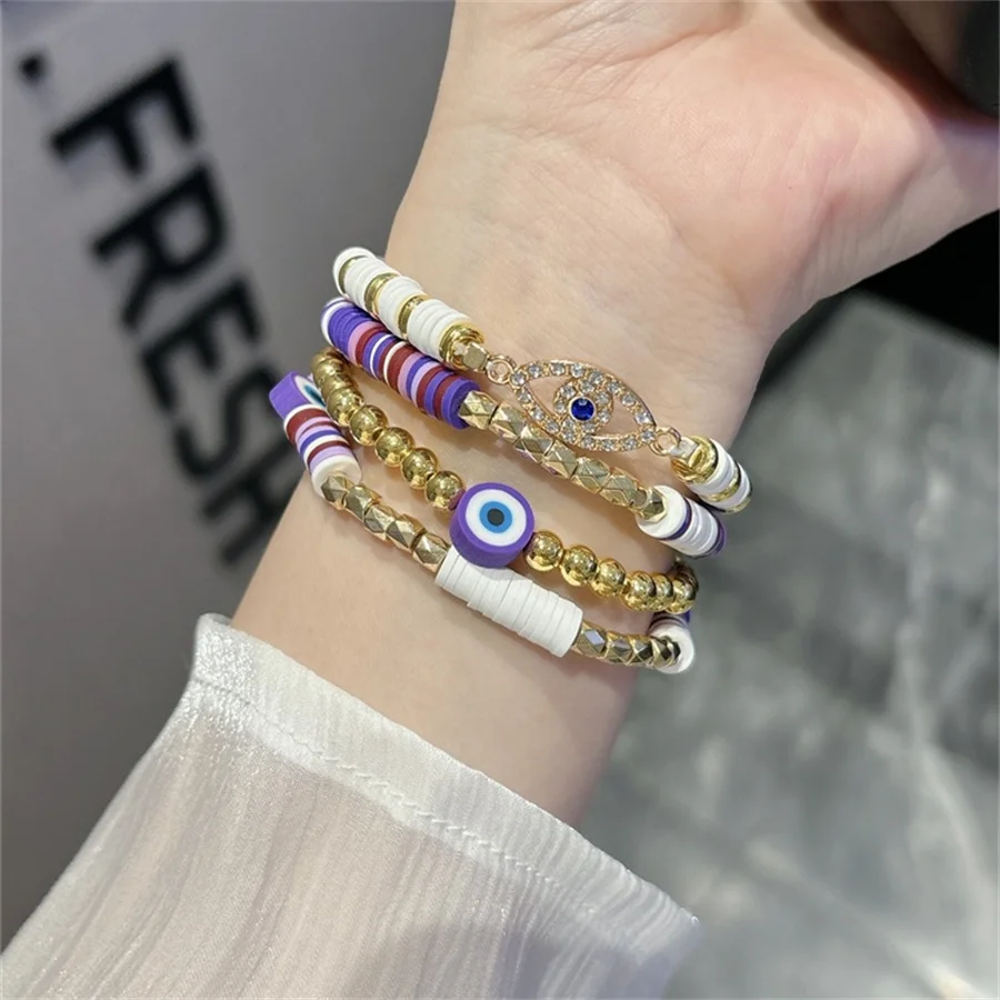 Bohemian bead bracelet compatible with iWatch strap 38mm 40mm 41mm 42mm 44mm 45mm 49mm for women, fashionable handmade elastic s