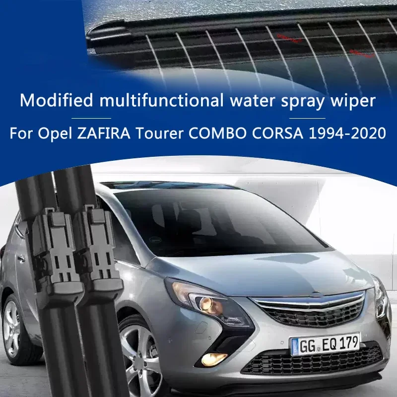 2pcs Car Modify Windshield Water Spray Wiper Auto Wet Arm Wiper Cleaning Accessory For Opel ZAFIRA Tourer COMBO CORSA 1994-2020