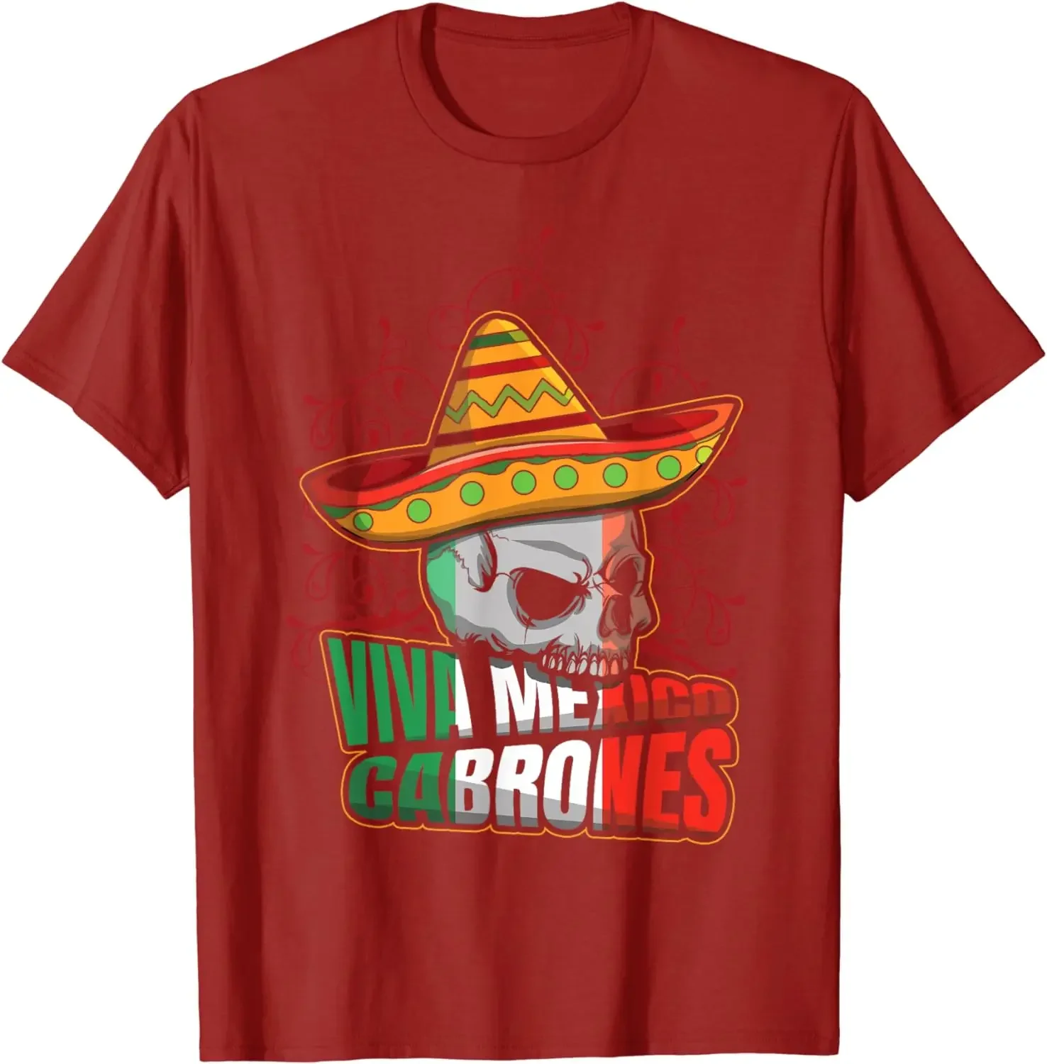 Mexico Fiesta Dia De Los Muertos May 5th Viva Cinco De Mayo T-Shirt Men T Shirt  Vintage Tees Top Streetwear Cotton T Shirts