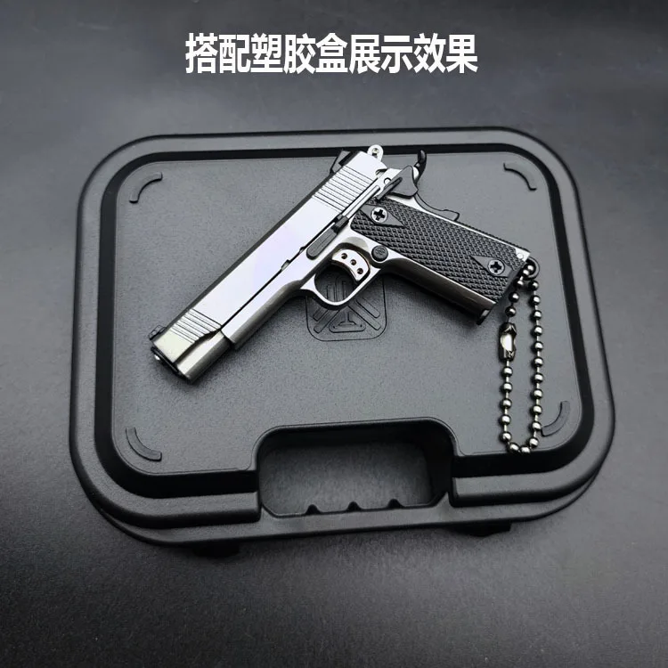 Pubg Metal Gun modelo 1:3 actualizado Kimber 1911 modelo llavero arma falsa regalo para adulto niño juguete arma