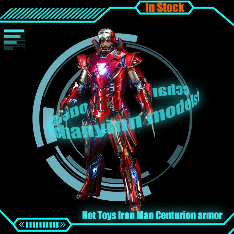 

Official Authentic Hot Toys 1/6 Iron Man Anime Figurecenturion Armor Edition Iron Man Action Figurine Silver Alloy Iron Man Toys